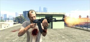 GTA 5 Weapon Mod: Assault Rifle with NO Stock (Image #2)