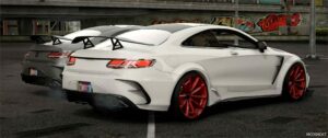 GTA 5 Mercedes-Benz Vehicle Mod: 2021 Mercedes-Mansory S63 Coupe Black Edition (C217) Remastered (Image #2)