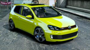 GTA 5 Volkswagen Vehicle Mod: Wheel Volkswagen Golf 6 GTI Replace (Featured)