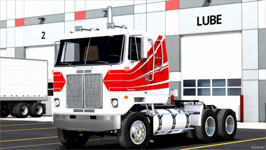 ATS Truck Mod: GMC White Cabover V1.4 (Featured)