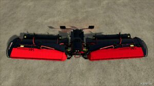 FS25 Mower Mod: Novacat A10 Crossflow Black / Red (Image #3)