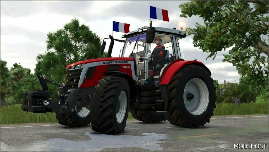 FS25 Massey Ferguson Tractor Mod: 7S Edit (Featured)