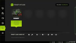 FS25 Fendt Tractor Mod: MT-1100 (100 KM/H / 1100HP) (Image #2)