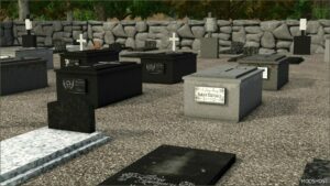 FS25 Decoration Mod: Evergreen Cemetery (Image #2)