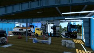 ETS2 Mod: Maersk Garage D-Deck 20 11 2024 1.53 (Image #8)