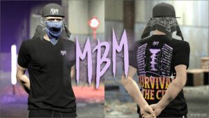 GTA 5 Player Mod: Lore Friendly T-Shirts for MP Male V2.0 (Image #2)