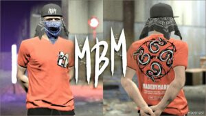 GTA 5 Player Mod: Lore Friendly T-Shirts for MP Male V2.0 (Image #4)