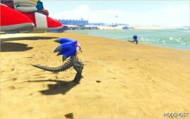 GTA 5 Player Mod: Sonic Mechagodzilla Evolution (Image #2)