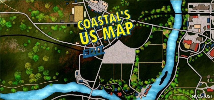 FS25 North Mod: Coastals RBS US Map V5.0 (Featured)