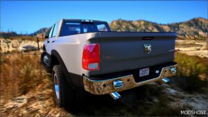 GTA 5 Dodge Vehicle Mod: 2010 Dodge RAM 3500 & PJ Gooseneck Trailer Add-On / Replace V2.1 (Image #3)