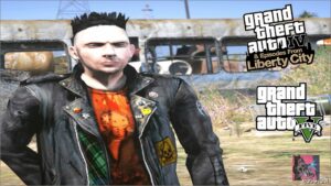 GTA 5 Player Mod: GTA IV Custom Punk Add-On PED (Image #6)