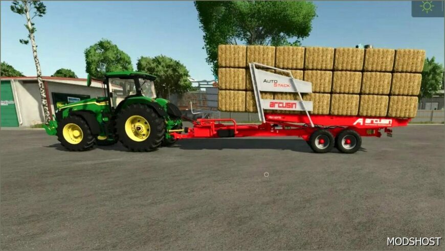 FS25 Mod: FSX 63.72 Arcusin 21 Bales (Featured)