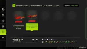 FS25 Attachment Mod: Grimme Quantum Sl/Tc 816 Autoload (Image #3)