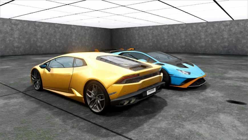 BeamNG Lamborghini Car Mod: Huracan NEW 0.33 (Featured)