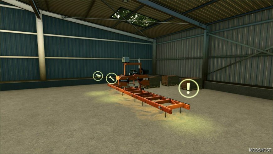 FS25 Factory Mod: Woodmizer LT15 Placeable Wood Station (Featured)