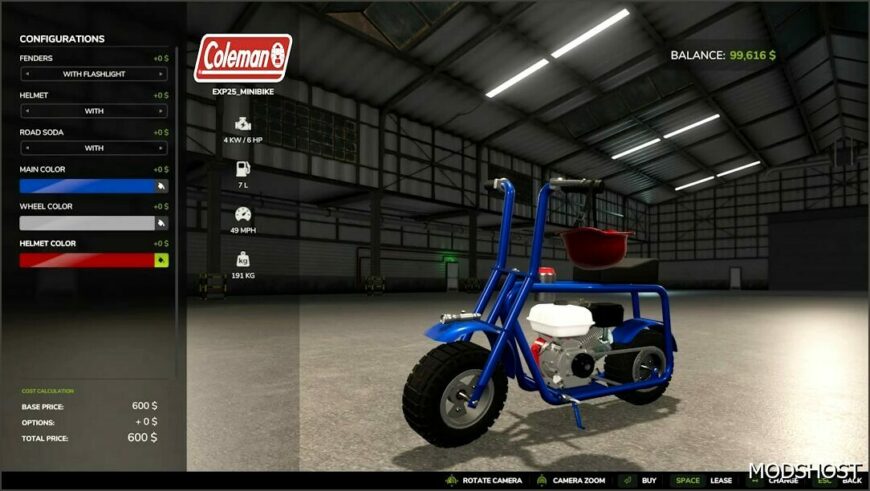 FS25 Vehicle Mod: EXP25 Mini Bike (Featured)