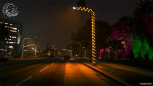 GTA 5 Map Mod: Festive Streetlights V V0.1 Beta (Image #2)