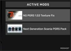 ETS2 Scania Mod: NG Pgrs Texture FIX 1.53 (Image #2)