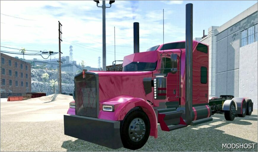 BeamNG Truck Mod: Kenworth W900 0.33 (Featured)