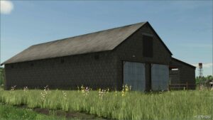 FS25 Building Mod: European-Style Barn V1.0.1 (Featured)