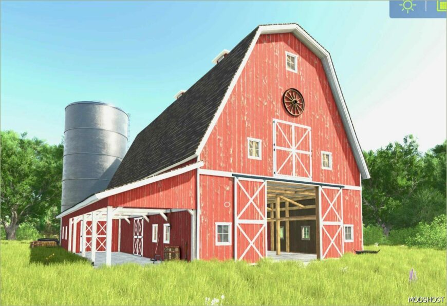 FS25 Building Mod: Farmbarn from FS22 V1.0.0.2 (Featured)