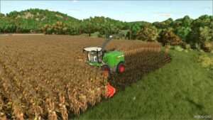 FS25 Fendt Harvester Mod: Katana Modified with Hopper (Featured)