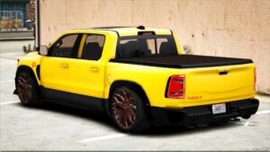 GTA 5 Dodge Vehicle Mod: RAM TRX on Forgiatos (Image #2)