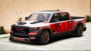 GTA 5 Dodge Vehicle Mod: RAM TRX on Forgiatos (Image #5)