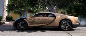 GTA 5 Bugatti Vehicle Mod: Chiron Golden ERA (Image #2)