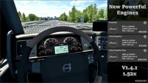 ETS2 Engines Part Mod: NEW Powerful Engines V1.4.1 (Featured)