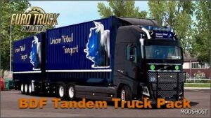 ETS2 BDF Mod: Tandem Truck Pack V153.00 (Featured)