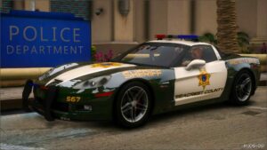 GTA 5 Chevrolet Vehicle Mod: Nfshp: 2006 Chevrolet Corvette Z06 Scpd Add-On | NON ELS | Sounds | Template (Image #6)