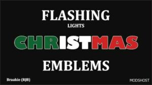 ETS2 Part Mod: Christmas Addon for Interior Light & Emblems V11.2 (Featured)