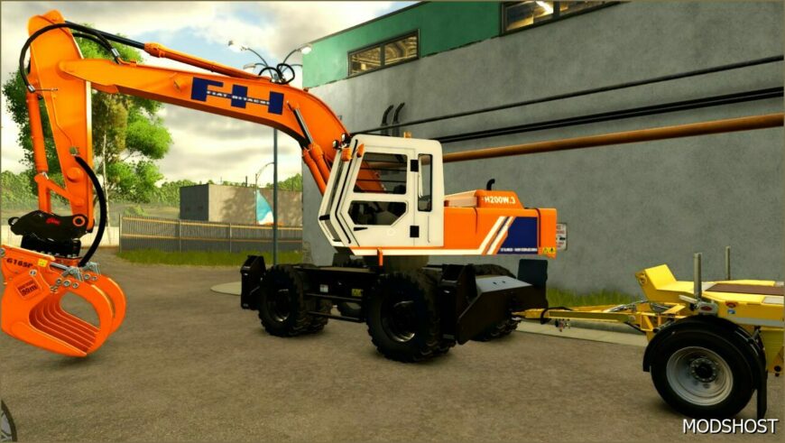 FS25 Hitachi Excavator Mod: FH200W.3 (Featured)