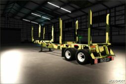 FS25 Logging Mod: Timber Trailer (Featured)