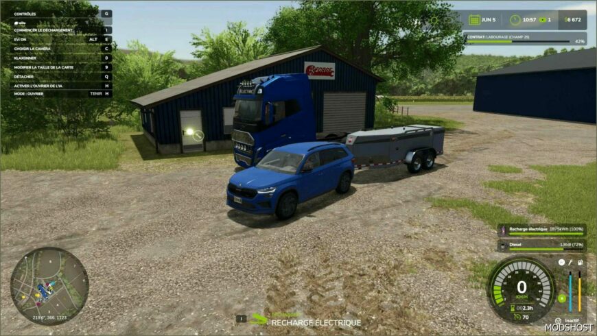 FS25 Trailer Mod: FST 990 + EV (Featured)