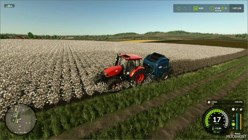 FS25 Mod: Cotton Production Pack V2.0 (Featured)