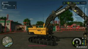 FS25 Volvo Excavator Mod: Ec250Dl with Colisions (Image #3)