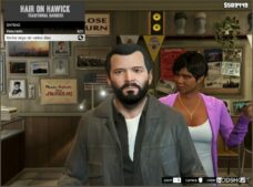 GTA 5 Player Mod: Long Stubbled Beard FIX for Michael (Image #2)