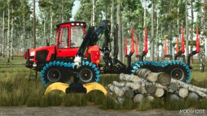 FS25 Komatsu Logging Mod: 875 Loadflex (Image #2)