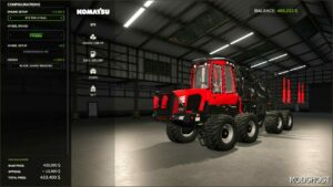 FS25 Komatsu Logging Mod: 875 Loadflex (Image #3)