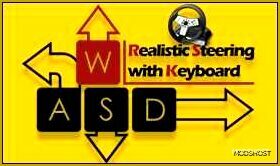 ETS2 Realistic Mod: Steering with Keyboard V4.0.13 (Featured)