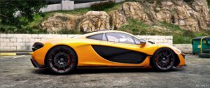 GTA 5 McLaren Vehicle Mod: P1 Carbon (Image #3)