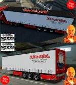 ETS2 Mod: Vogelzang Weeda Curtain Trailer V14.0 (Image #3)