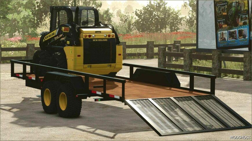 FS25 Low Mod: BIG TEX HD Transporter Trailer (Featured)