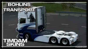 ETS2 Scania Skin Mod: Bohlins Transport AB for Juseetv Scania (Image #2)