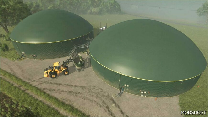 FS25 Factory Mod: Medium Biogas Plant Package (Featured)