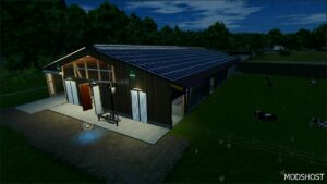 FS25 Building Mod: Large Stable with Wood-Look Facade V1.1 (Image #6)