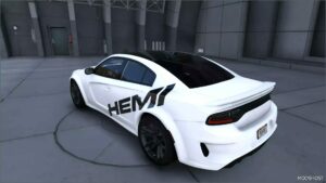 GTA 5 Dodge Vehicle Mod: 2022 Dodge Charger Hemi Cuda Widebody (Image #3)