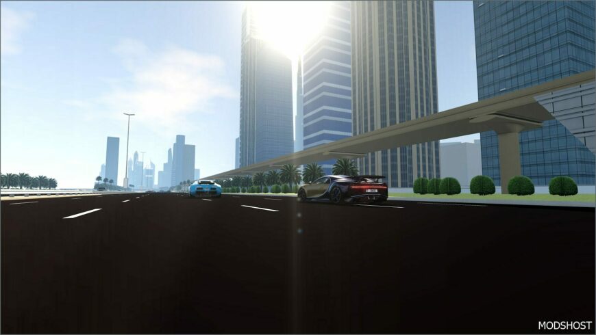 BeamNG Map Mod: Dubai Sheikh Zayed Road E11 0.33 (Featured)